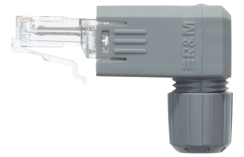 Многоразовый коннектор R&M RJ-45 Cat.5e, угловой