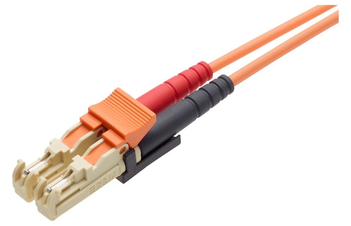 Оптический коммутационный шнур E-2000™-Compact UPC-E-2000™-Compact UPC, МM ОМ2, 2 х 2,7 мм