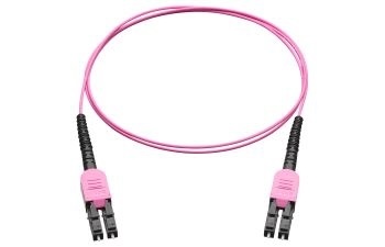 Оптический коммутационный шнур LC-QR Uniboot UPC-SC-QR Uniboot UPC, дуплекс, МM ОМ4, 2 х 2 мм