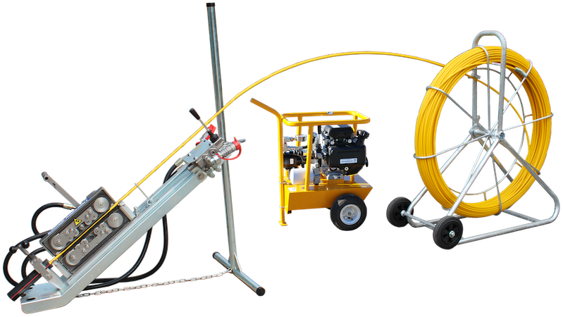 Система затяжки кабеля в канализацию ROD&ROLL