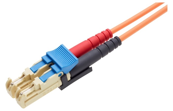 Оптический коммутационный шнур E-2000™-Compact UPC-E-2000™-Compact UPC, МM ОМ1, 2 х 2,7 мм