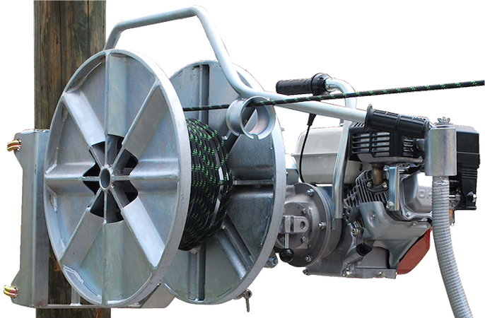 Лебедка на опору 3,5 кН Plumett PDW-4